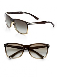 An iconic frame selection that never goes out of style. Available in top black/crystal frames with gray lenses.PlasticLogo temples100% UV ProtectionMade in Italy An iconic frame selection that never goes out of style. Available in top black/crystal frames with gray lenses.PlasticLogo temples100% UV ProtectionMade in Italy