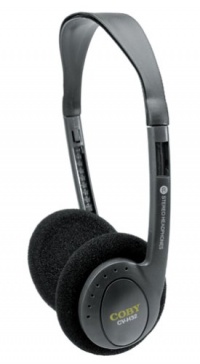 Coby CVH32 Lightweight Stereo Headphones (Black) Coby CVH32 Lightweight Stereo Headphones (Black)