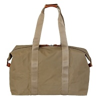For easy and on-the-go outings, this duffel is waterproof treatment with leather trim. Carrying case included. For easy and on-the-go outings, this duffel is waterproof treatment with leather trim. Carrying case included.