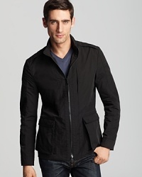 Elie Tahari Andrew Nylon Oxford Jacket