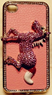 iPhashon 3D PINK HORSE Leather Bling Case for iPhone 4 & iPhone 4S HIGH QUALITY Crystals Cover by iPhashon iPhashon 3D PINK HORSE Leather Bling Case for iPhone 4 & iPhone 4S HIGH QUALITY Crystals Cover by iPhashon