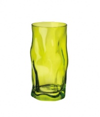 Bormioli Rocco Sorgente Cooler Glasses, Lime Green, Set of 6 Bormioli Rocco Sorgente Cooler Glasses, Lime Green, Set of 6
