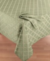 Lenox¿s Laurel Leaf table linens bring honor to any home. Featuring a leaf pattern against a striped damask background.