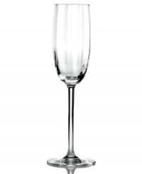 Less is more. A barely fluted bowl catches the light, giving the Montaigne Optic flute its enchanting shimmer. An elongated silhouette and substantial weight add to the exquisite look and feel of sumptuous Baccarat crystal. Less is more. A barely fluted bowl catches the light, giving the Montaigne Optic flute its enchanting shimmer. An elongated silhouette and substantial weight add to the exquisite look and feel of sumptuous Baccarat crystal.