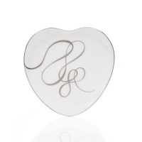 Mikasa Love Story 9-Inch Accent Plate, White Mikasa Love Story 9-Inch Accent Plate, White