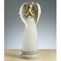17.5 Beautiful Religious Angel Praying Glass Luminaire Lamp 17.5 Beautiful Religious Angel Praying Glass Luminaire Lamp