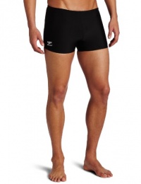 Speedo Men's Race Endurance+ Polyester Solid Square Leg Swimsuit Speedo Men's Race Endurance+ Polyester Solid Square Leg Swimsuit