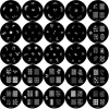 NEW 2012 MASH Set of 25 Nail Art Nailart Polish Stamp Stamping Manicure Image Plates 26-50 Accessories Set Kit