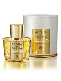 Magnolia Nobile Eau de Parfum is a creation of floral and woodsy notes combined together to celebrate the masterful gardens of Italy's most prestigious palaces and villas. The sweet and citrus accord of the Magnolia is used throughout the fragrance, accented by notes of Italian lemon, bergamot and citron, blended with delicate notes of rose, jasmine and tuberose. The fragrance rests on a base of rich tones of patchouli, vetiver, sandalwood and vanilla. A majestic and vibrant women's fragrance. Magnolia Nobile Eau de Parfum is a creation of floral and woodsy notes combined together to celebrate the masterful gardens of Italy's most prestigious palaces and villas. The sweet and citrus accord of the Magnolia is used throughout the fragrance, accented by notes of Italian lemon, bergamot and citron, blended with delicate notes of rose, jasmine and tuberose. The fragrance rests on a base of rich tones of patchouli, vetiver, sandalwood and vanilla. A majestic and vibrant women's fragrance.