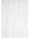 Carnation Home Fashions Super Clear 10-Gauge Anti Mildew Extra Long Vinyl Shower Curtain Liner