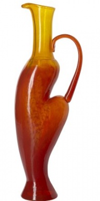 Kosta Boda Corfu Red Pitcher Kosta Boda Corfu Red Pitcher