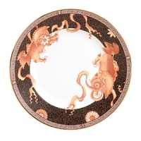 Dynasty, the newest pattern from Wedgwoods Expressive collection is uniquely designed with an archival Chinese Dragon motif and elegant Greek key border. Bone china. Dynasty, the newest pattern from Wedgwoods Expressive collection is uniquely designed with an archival Chinese Dragon motif and elegant Greek key border. Bone china.