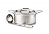 All-Clad Brushed Stainless D5 3-Quart Soup Pot with Lid and Ladle