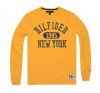 Tommy Hilfiger Men Long Sleeve Big New York Logo T-shirt