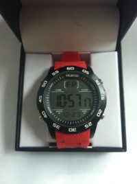 Kenneth Cole New York Men's Red Digital Resin Watch UL1238 Kenneth Cole New York Men's Red Digital Resin Watch UL1238
