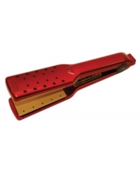 From the shower to the spotlight! CHI's Damp to Dry One Step flat iron uses Tourmaline Ceramic technology with even heat distribution to straighten hair in one easy step, while also producing a high amount of negative ions and Far Infared to reduce static electricity and frizz. The vent chamber system allows steam to release while protecting hair and providing vital moisture, essential for great style and shine on the go. From the shower to the spotlight! CHI's Damp to Dry One Step flat iron uses Tourmaline Ceramic technology with even heat distribution to straighten hair in one easy step, while also producing a high amount of negative ions and Far Infared to reduce static electricity and frizz. The vent chamber system allows steam to release while protecting hair and providing vital moisture, essential for great style and shine on the go.