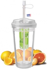 Infuser Water Tumbler, 16 Ounce - BPA Free - Create Your Own Flavored Beverage Infuser Water Tumbler, 16 Ounce - BPA Free - Create Your Own Flavored Beverage
