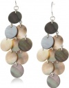 Kenneth Cole New York Shell Circle Chandelier Earrings