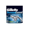 Gillette Sensorexcel Cartridges 5 Count (Pack of 2)