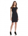 Rebecca Taylor Women's Ponte Lace Dress, Navy/Black, 2