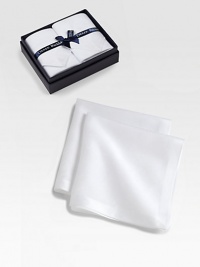 A duo of cotton batiste handkerchiefs from the iconic Saville Row creator of fine men's furnishings. Boxed set of 2Each, 18½ squareMachine washImported A duo of cotton batiste handkerchiefs from the iconic Saville Row creator of fine men's furnishings. Boxed set of 2Each, 18½ squareMachine washImported