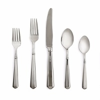 Kate Spade and Lenox join together to bring ease, elegance and understated wit to the table. Todd Hill flatware features a hollowed handle, offering a unique sense of style. Kate Spade and Lenox join together to bring ease, elegance and understated wit to the table. Todd Hill flatware features a hollowed handle, offering a unique sense of style.