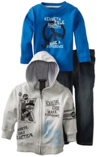 Kenneth Cole Boys 2-7 Hoodie Top 3 Piece Pant Set Kenneth Cole Boys 2-7 Hoodie Top 3 Piece Pant Set