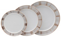 Denby Truffle Layers Wide Rimmed Dessert/Salad Plate Denby Truffle Layers Wide Rimmed Dessert/Salad Plate