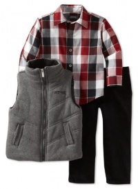 Kenneth Cole Boys 2-7 Puffy Vest Clothing Set Kenneth Cole Boys 2-7 Puffy Vest Clothing Set