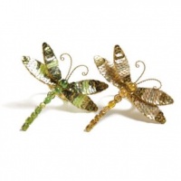 Kim Seybert Sequin Dragonfly Set of Four Napkin Rings - Gold Kim Seybert Sequin Dragonfly Set of Four Napkin Rings - Gold