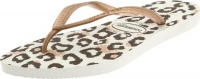 Havaianas Women's Slim Animals Flip Flop,White/Rose,39/40 BR (US Womens 9-10) Havaianas Women's Slim Animals Flip Flop,White/Rose,39/40 BR (US Womens 9-10)