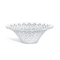 Exclusive to Bloomingdale's, this dimensional bowl from Lalique is hand crafted of sparkling crystal in a repeating clover pattern adapted from Venetian architecture. Exclusive to Bloomingdale's, this dimensional bowl from Lalique is hand crafted of sparkling crystal in a repeating clover pattern adapted from Venetian architecture.