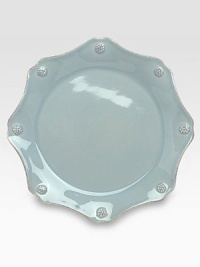 A beautiful stoneware plate is handcrafted with elegant curves to bring rustic detail and irresistibly romantic European charm to a dinner or party. From the Berry & Thread CollectionCeramic stoneware9 diam.Dishwasher- & microwave-safeImported A beautiful stoneware plate is handcrafted with elegant curves to bring rustic detail and irresistibly romantic European charm to a dinner or party. From the Berry & Thread CollectionCeramic stoneware9 diam.Dishwasher- & microwave-safeImported