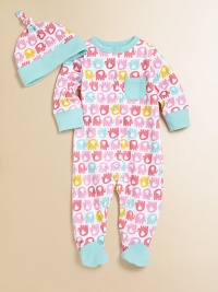 Life's a circus! The colorful elephants adorning this cozy cotton knit with matching hat add tons of fun to this sweet set.CrewneckLong sleevesSnap-frontPatch pocketBottom snapsCottonMachine washImported Please note: Number of buttons/snaps may vary depending on size ordered. Life's a circus! The colorful elephants adorning this cozy cotton knit with matching hat add tons of fun to this sweet set.CrewneckLong sleevesSnap-frontPatch pocketBottom snapsCottonMachine washImported Please note: Number of buttons/snaps may vary depending on size ordered.