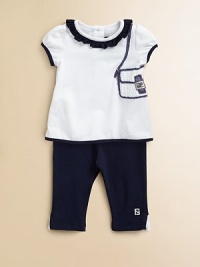 The signature Fendi logo adorns the cuff of these stylish and soft knit leggings with ankle slits.Elastic waist94% cotton/6% elasticMachine washImported The signature Fendi logo adorns the cuff of these stylish and soft knit leggings with ankle slits.Elastic waist94% cotton/6% elasticMachine washImported