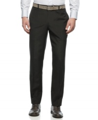 Get checked out. These mini-check pants from INC International Concepts are bound to get your work style noticed. Get checked out. These mini-check pants from INC International Concepts are bound to get your work style noticed.