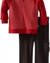 Splendid Littles Baby-boys Infant Fletcher Thermal Crew Set, Tomahawk, 6-12 Months