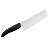 Kyocera Revolution Series 6-Inch Nakiri Vegetable Cleaver, White Blade