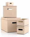 There's so much more in store. Perfectly complementing your space, this innovative and durable collection looks good & organizes great with flex dividers that customize the inside of each box to sort and order your belongings. The dividers simply pop open when you need them and pop back when you don't, creating order that makes it easy to find what you're looking for.