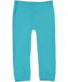 One Step Up Basic Leggings (Sizes 7 - 16) - aqua, 7 - 16