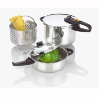 Fagor Duo Combi 5-Piece Pressure Cooker Set Fagor Duo Combi 5-Piece Pressure Cooker Set