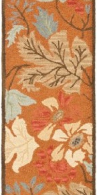 Area Rug 2x8 Runner Country & Floral Rust - Multi Color Color - Safavieh Blossom Rug from RugPal Area Rug 2x8 Runner Country & Floral Rust - Multi Color Color - Safavieh Blossom Rug from RugPal