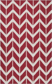 Area Rug 2x8 Runner Contemporary Venetian Red Color - Surya Fallon Rug from RugPal Area Rug 2x8 Runner Contemporary Venetian Red Color - Surya Fallon Rug from RugPal