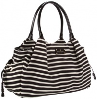 Kate Spade New York Kate Spade Nylon Stevie Baby Bag Diaper Bag,Black/Cream,One Size Kate Spade New York Kate Spade Nylon Stevie Baby Bag Diaper Bag,Black/Cream,One Size