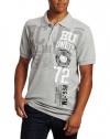 ecko unltd. Men's Short Sleeve Numeral Polo Shirt