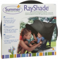 RayShade® UV Protective Stroller Shade Improves Sun Protection for Strollers, Joggers and Prams Black RayShade® UV Protective Stroller Shade Improves Sun Protection for Strollers, Joggers and Prams Black