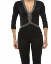 Roberto Cavalli - Stretchy Top Blouse Shirt Black