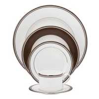 Lenox Federal Platinum 5-Piece Place Setting, Chocolate Lenox Federal Platinum 5-Piece Place Setting, Chocolate