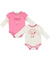 Peanuts Snoopy Charms 2PC Bodysuit Set