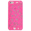 Lumii Ark Rubberized Hard Case for Apple iPhone 5 - Bird Nest (Hot Pink)